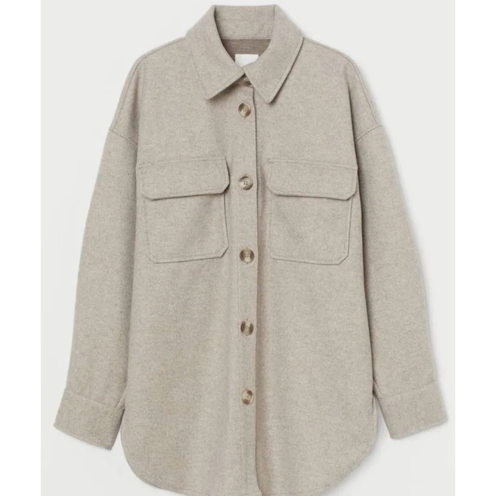 H&M Taupe Shacket